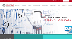 Desktop Screenshot of executrain.com.mx