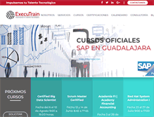 Tablet Screenshot of executrain.com.mx